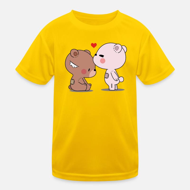 Affectionate Bears and Friends Kids Functional T-Shirt