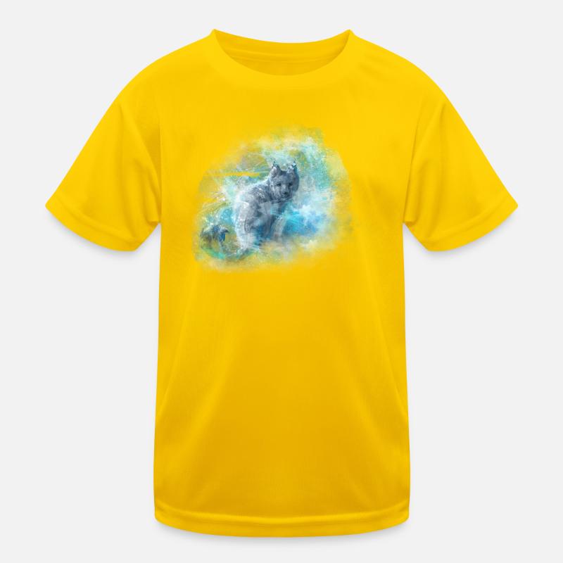 Der Eis Fuchs Kinder Funktions-T-Shirt