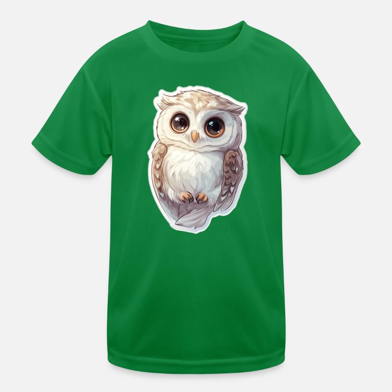 Eule Kinder Funktions-T-Shirt