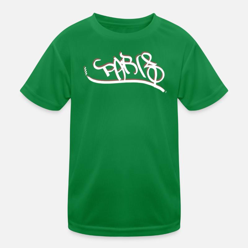 Graffiti Style Paris Design Kinder Funktions-T-Shirt