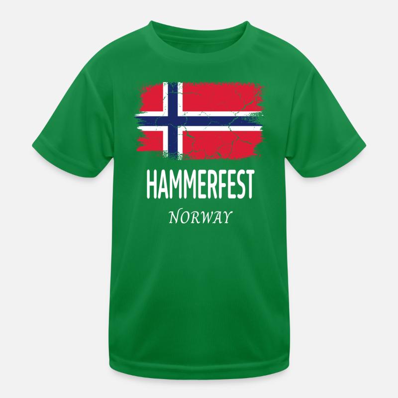 Hammerfest Kinder Funktions-T-Shirt