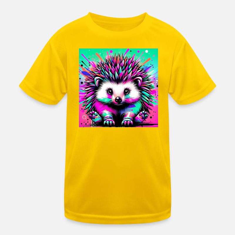 Igel Kinder Funktions-T-Shirt