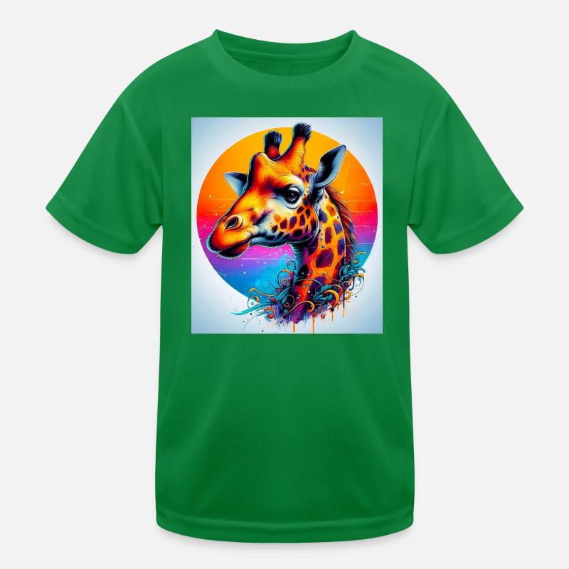 giraffe Kids Functional T-Shirt