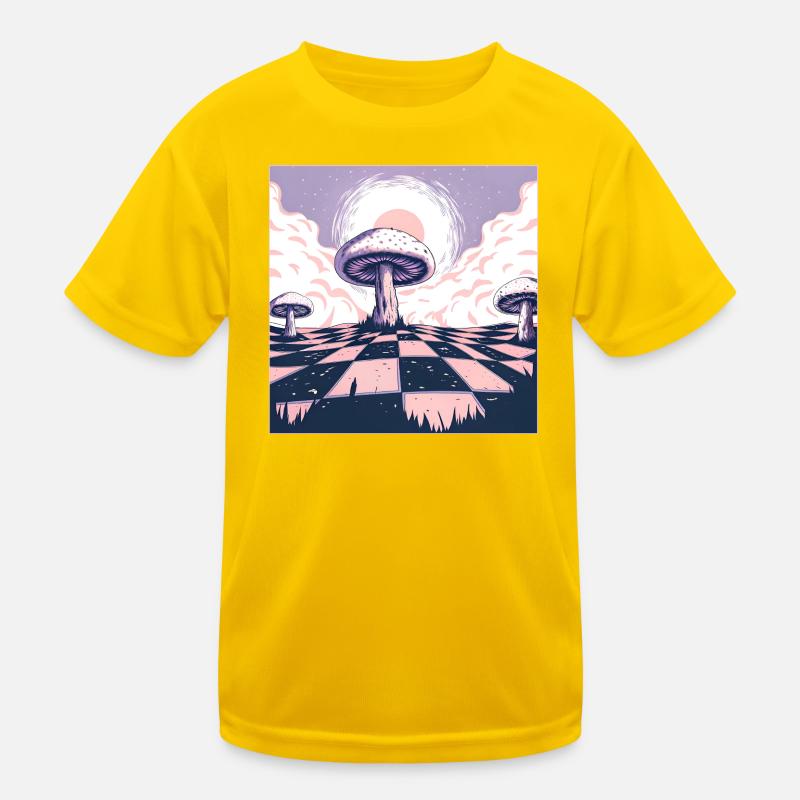 Dreamscape Pilz-Wunderland Kinder Funktions-T-Shirt