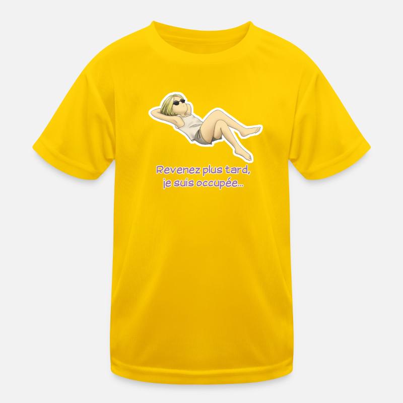 Check back later - Kids Functional T-Shirt - egg yellow