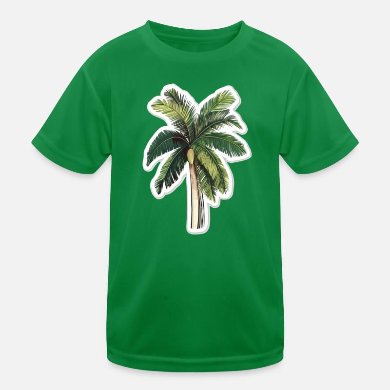 Palm tree Kids Functional T-Shirt