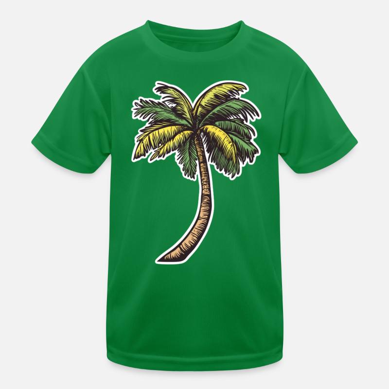 Palm tree Kids Functional T-Shirt