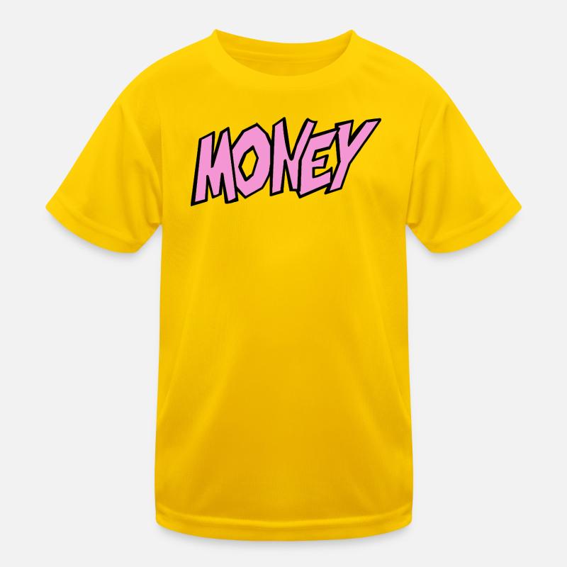 Illustration d’argent avec une typographie vive T-shirt sport Enfant