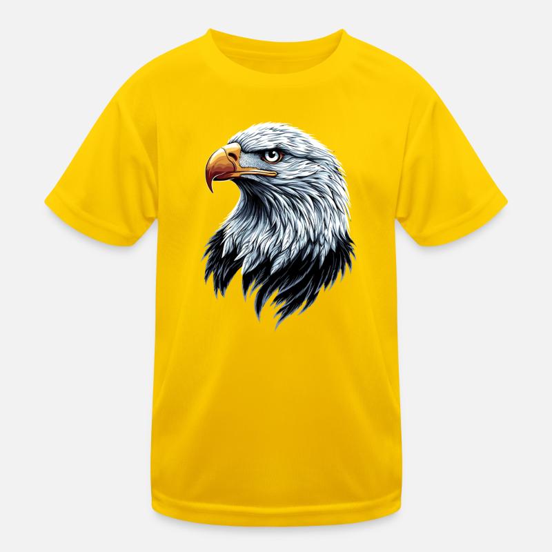 Eagle Bald Eagle Golden Eagle White-tailed Eagle Kids Functional T-Shirt