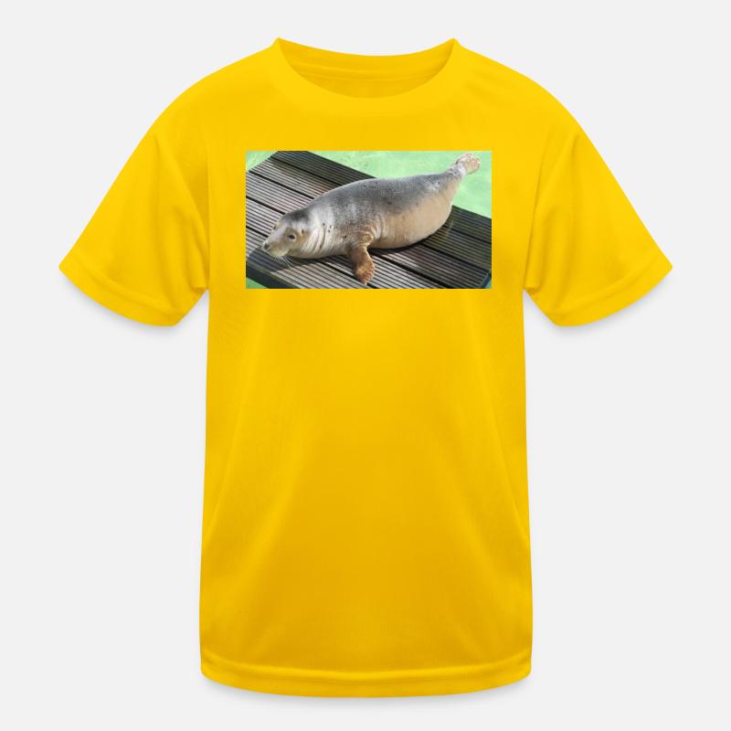 Bébé phoque à Texel T-shirt sport Enfant