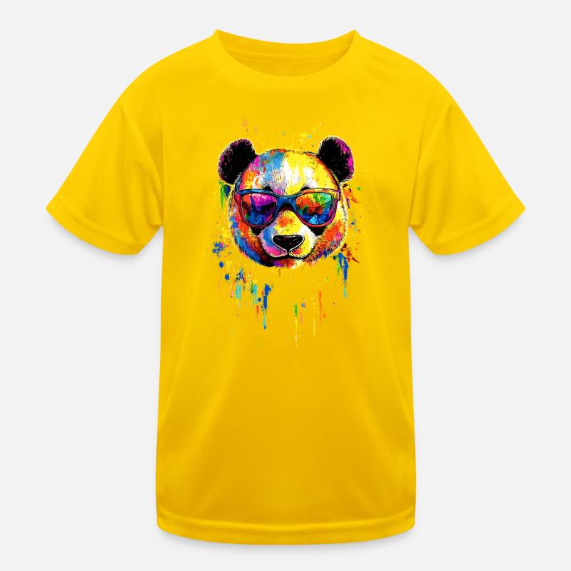 Panda Ours Pandas Géants Panda Géant Mignon Panda Ours Panda T-shirt sport Enfant