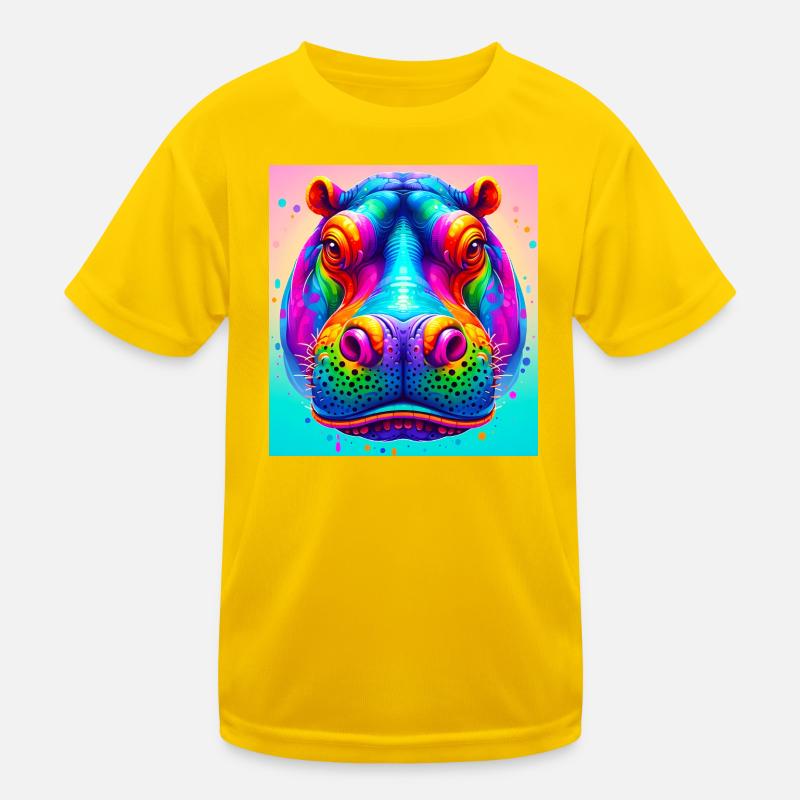 hippopotame T-shirt sport Enfant