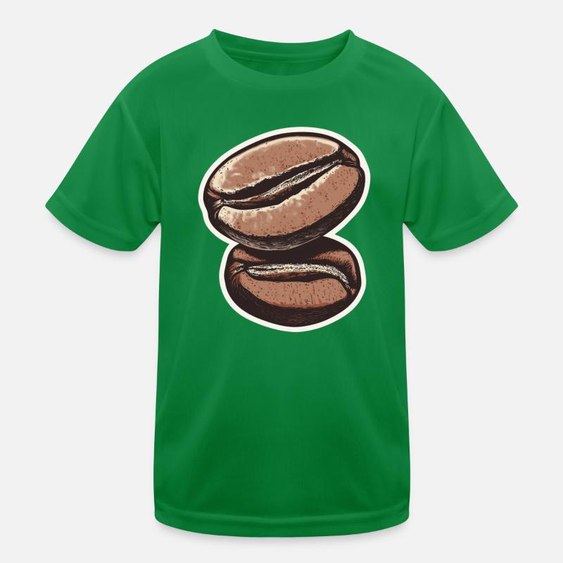 Kaffee Kinder Funktions-T-Shirt