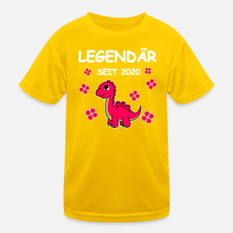 Legendär Seit 2020 Brontosaurus Kinder Funktions-T-Shirt