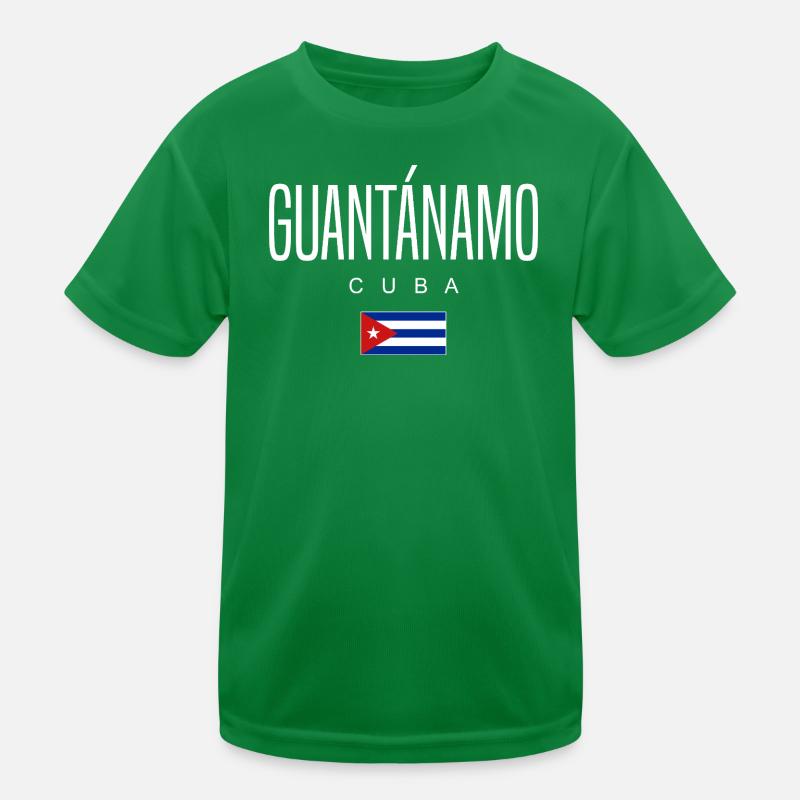 Guantánamo Cuba Cubans Kids Functional T-Shirt