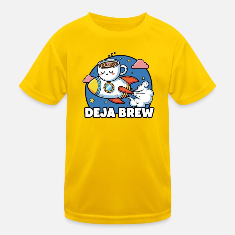 Caffeine Launch Kids Functional T-Shirt