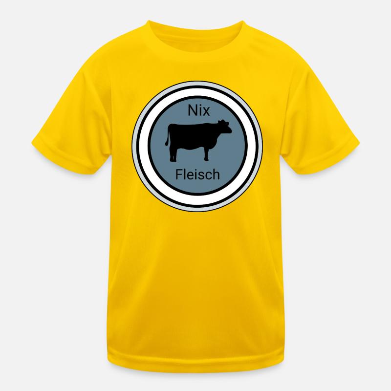 Nix Fleisch Silhouette Kinder Funktions-T-Shirt