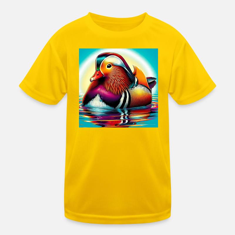 Mandarin duck Kids Functional T-Shirt