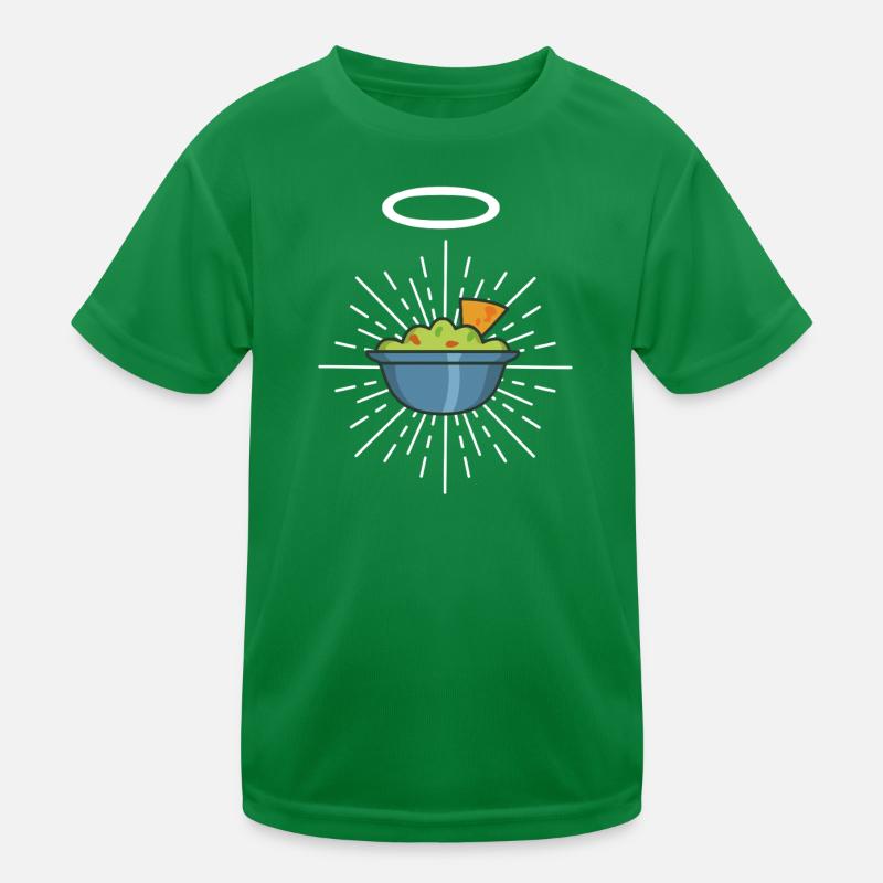 Just Guacamole No Plan Needed Funny Snack Quote Kids Functional T-Shirt