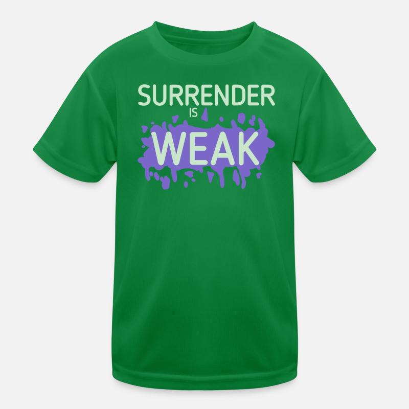 Devotion is weak splash Kids Functional T-Shirt
