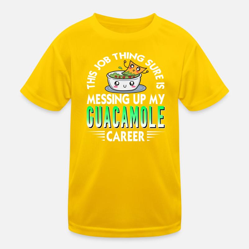 Beauty Solves Most Guacamole Solves the Rest Kids Functional T-Shirt