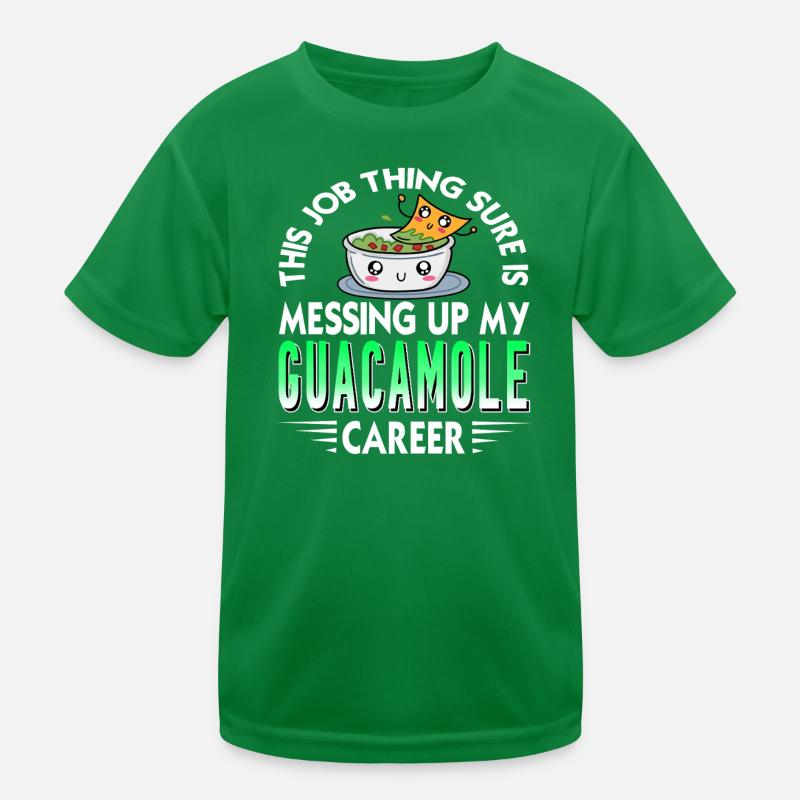 Beauty Solves Most Guacamole Solves the Rest Kids Functional T-Shirt