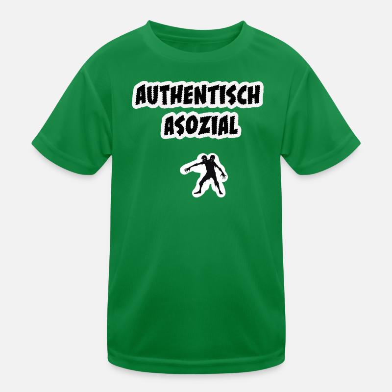 Conception authentique de zombie social T-shirt sport Enfant