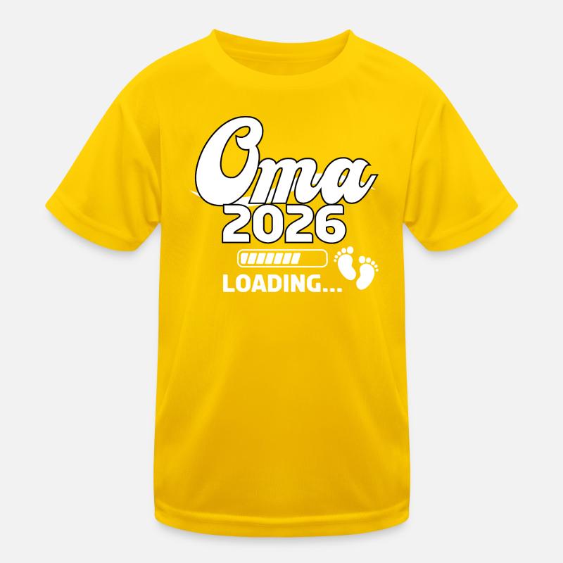 Oma 2026 Loading Design Kinder Funktions-T-Shirt