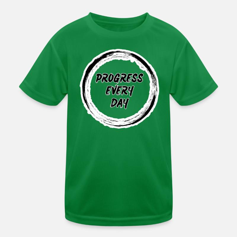 Cercle Zen Progrès Tous Les Jours T-shirt sport Enfant