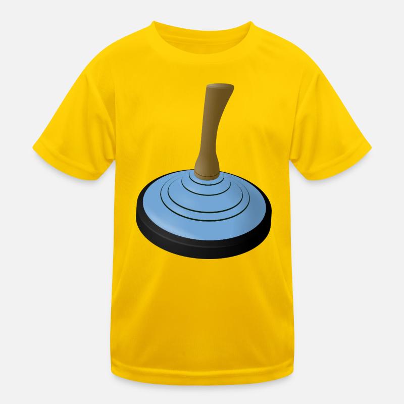 2025-EISSTOCK-hellblau Kinder Funktions-T-Shirt