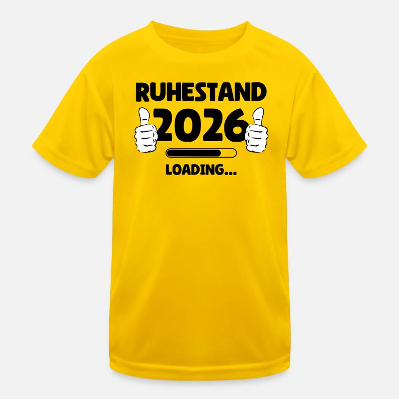 Ruhestand 2026 Loading Kinder Funktions-T-Shirt