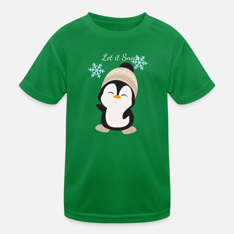 Pengu Winter Magic Kids Functional T-Shirt
