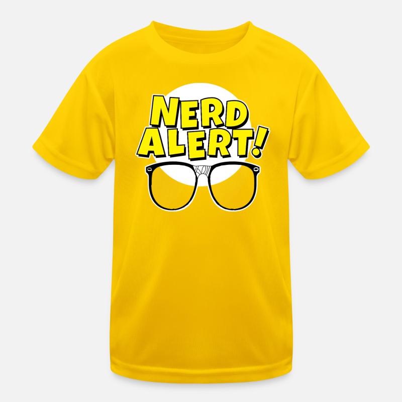 Nerd Alert Pop Brille Kinder Funktions-T-Shirt