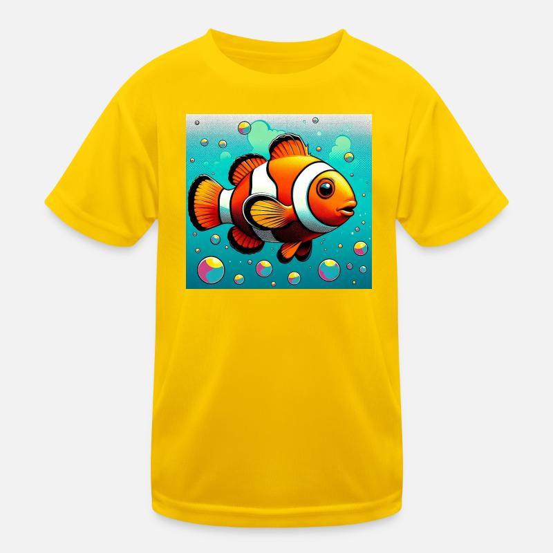 Clownfisch Kinder Funktions-T-Shirt