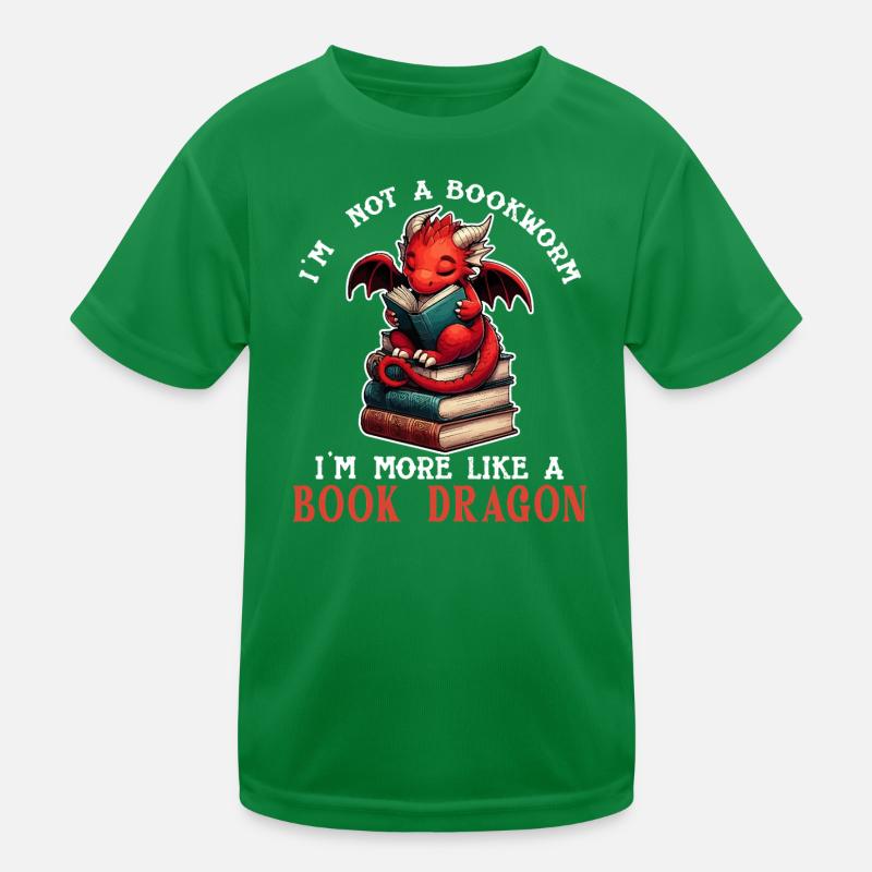 Dragon Book Reader Kinder Funktions-T-Shirt