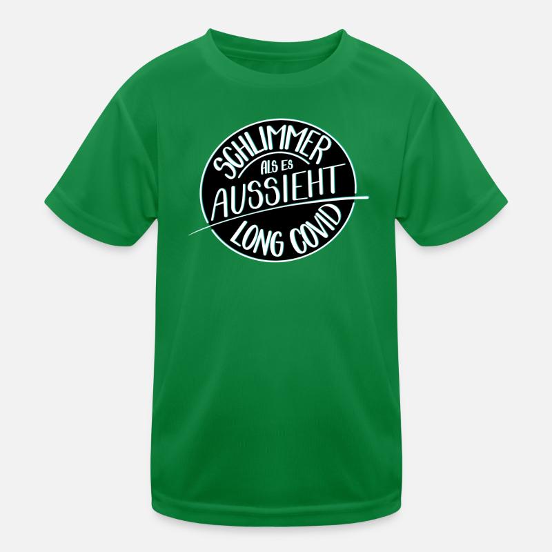 Schlimmer als es aussieht, Long Covid Kinder Funktions-T-Shirt