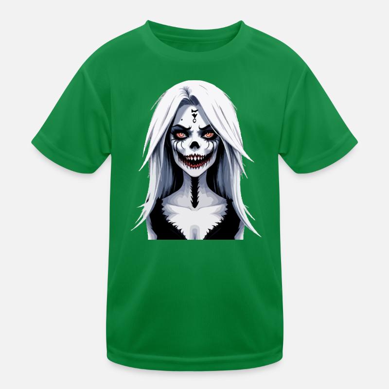 Visage de squelette Banshee Halloween T-shirt sport Enfant