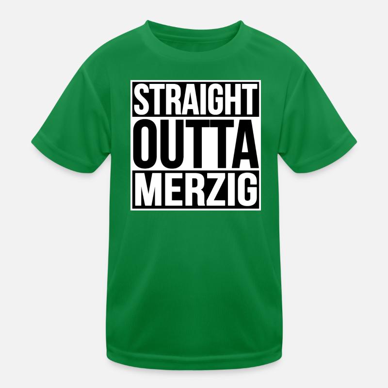STRAIGHT OUTTA MERZIG Kids Functional T-Shirt