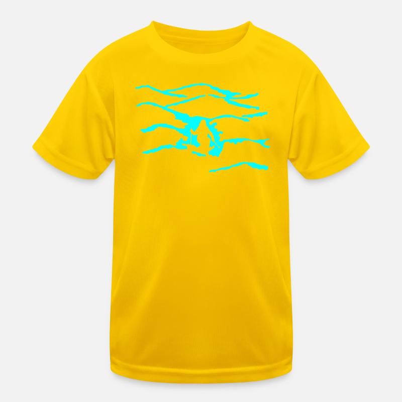 Mogul skiing Kids Functional T-Shirt