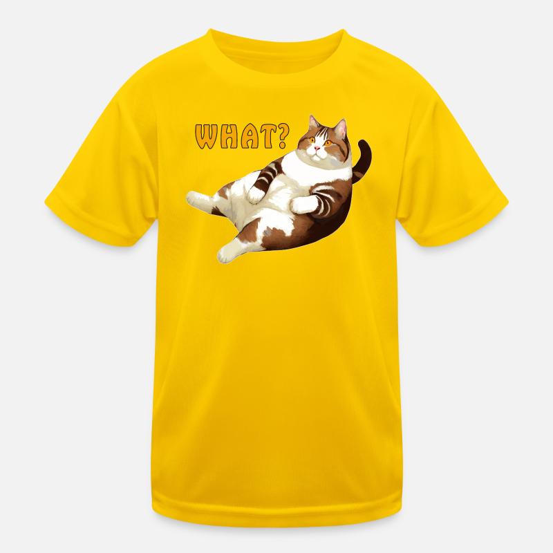 LA GRAISSE DE CHAT RÉSIDE DANS CE QU’EST LA GRAISSE DE CHAT T-shirt sport Enfant