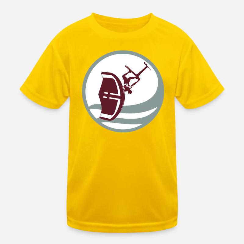 Silhouette d’action de wingfoil T-shirt sport Enfant