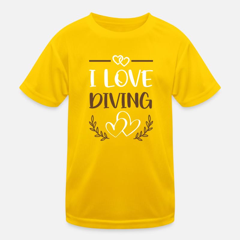 J’adore la plongée T-shirt sport Enfant
