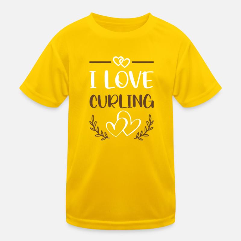J’adore le curling T-shirt sport Enfant