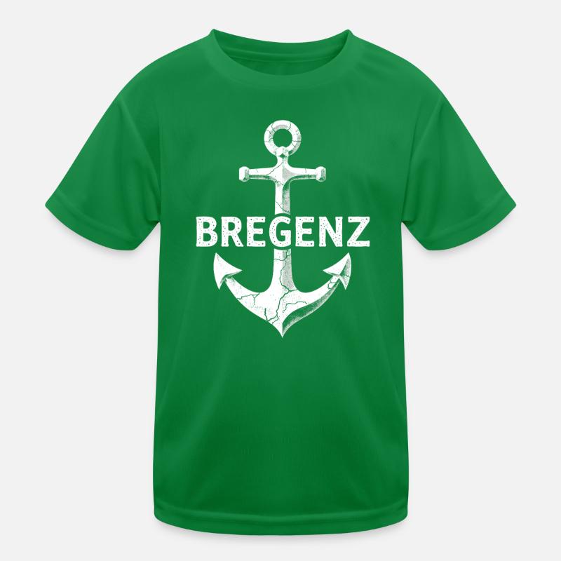 Anker Bregenz Bodensee Österreich Kinder Funktions-T-Shirt