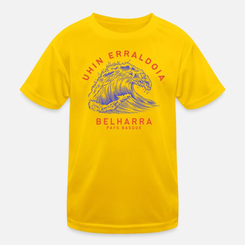 Basque Wave Kids Functional T-Shirt