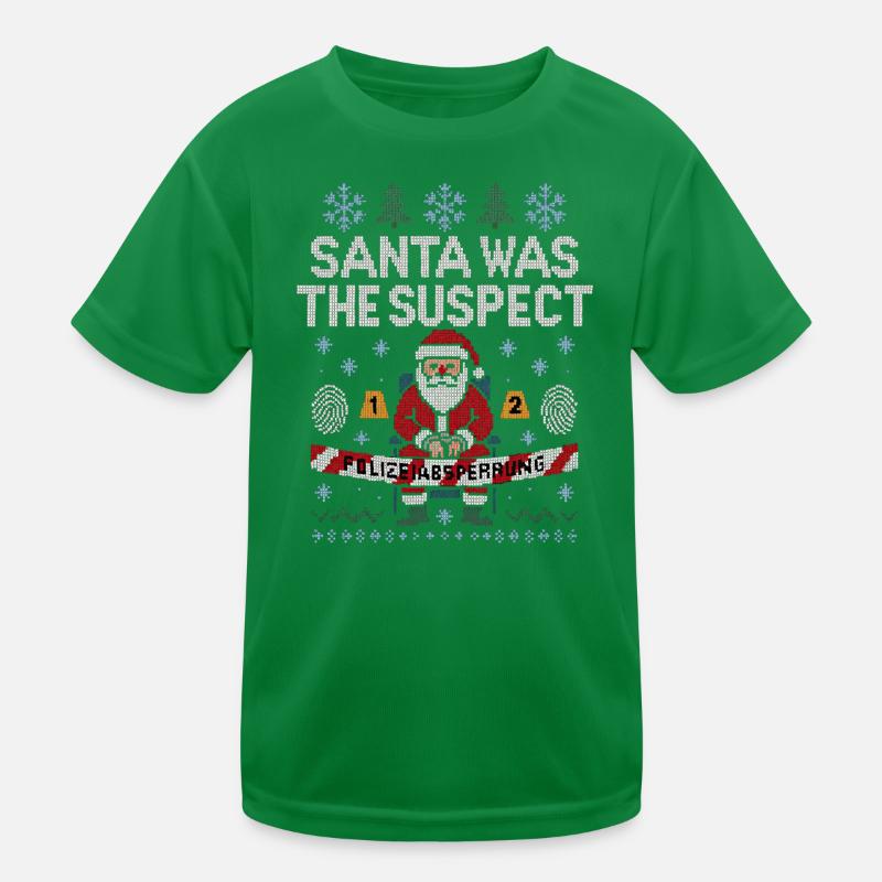 Santa War Der Verdächtige Kinder Funktions-T-Shirt