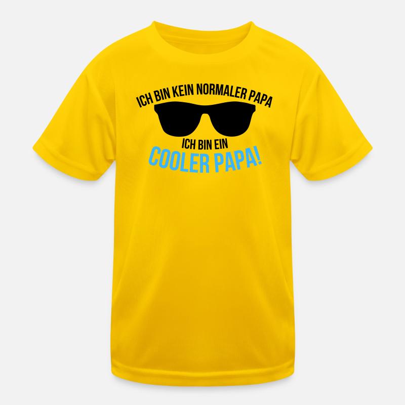 Ich bin ein cooler Papa Spruch Kinder Funktions-T-Shirt