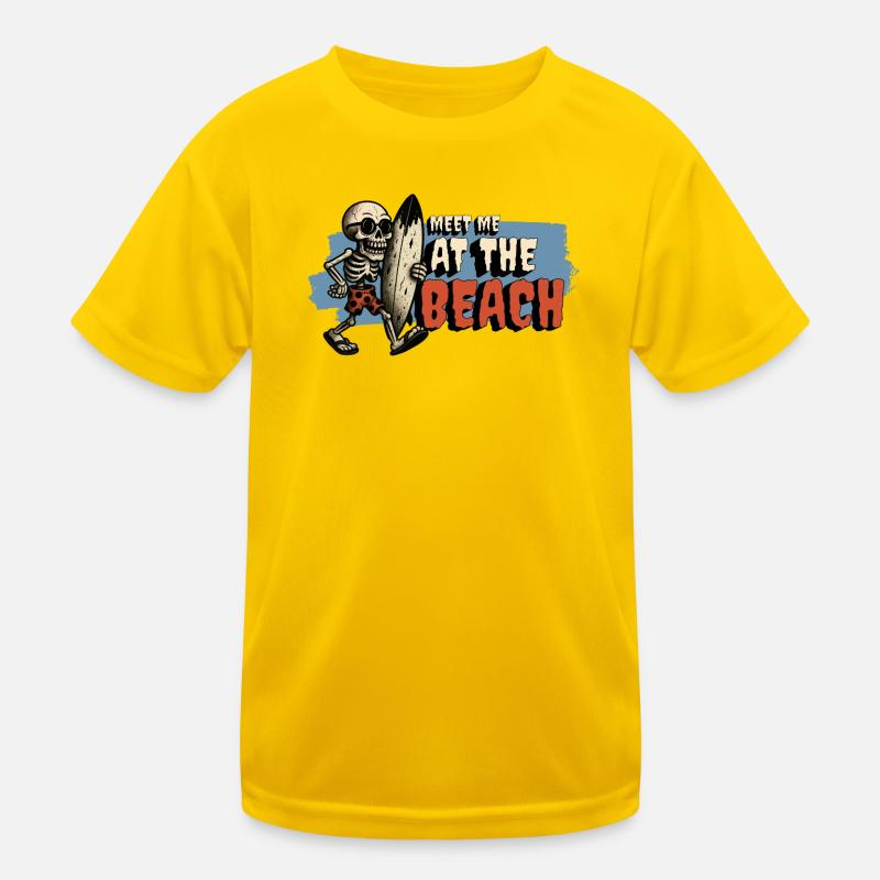 Retrouvez-moi à la plage - Plage - Planche de surf - Surfeur T-shirt sport Enfant