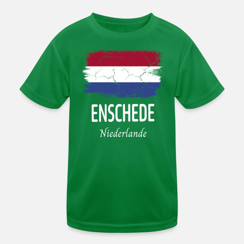 Enschede Kinder Funktions-T-Shirt