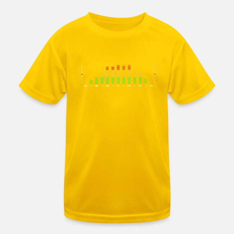 Rainbow Equalizer Pulse Kinder Funktions-T-Shirt